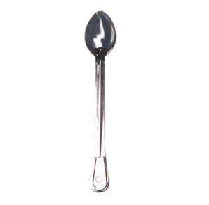 Winco BSOT-11 Solid Stainless Steel Basting Spoon, 11