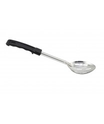 Winco BHSP-13 Slotted Basting Spoon with Stop Hook, 13"