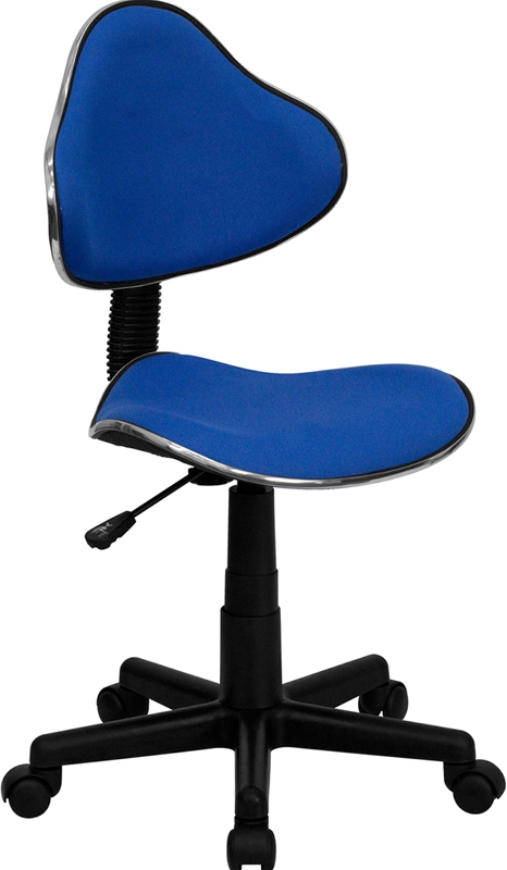 Flash Furniture Blue Fabric Ergonomic Task Chair [BT-699-BLUE-GG]