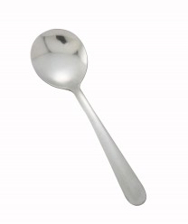 Winco 0012-04 Windsor Bouillon Spoon,  Heavy Weight, 18/0 Stainless Steel (1 Dozen)