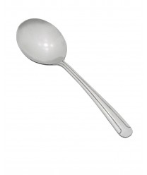 Winco 0014-04 Dominion Bouillon Spoon, Heavy Weight, 18/0 Stainless Steel   (1 Dozen)