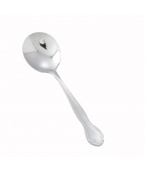 Winco 0024-04 Elegance Plus Bouillon Spoon, Heavy Weight, 18/0 Stainless Steel (1 Dozen)
