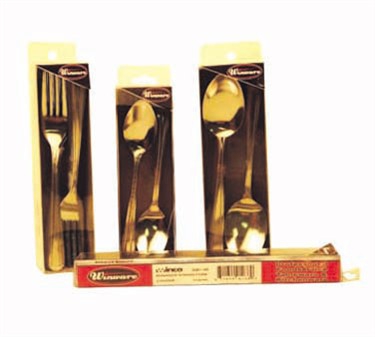 Winco 0082-04 Pack of Windsor Medium Weight Bouillon Spoons, 18/0 Stainless Steel (2 Dozen)