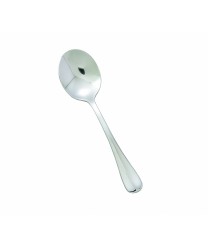 Winco 0034-04 Stanford Bouillon Spoon, Extra Heavy, 18/8 Stainless Steel (1 Dozen)