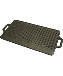 Winco IGD-2095 Cast Iron Griddle with Black Coating 20" x 9-1/2"