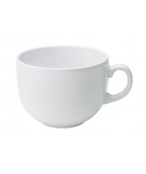 GET Enterprises C-1002-W Diamond White Melamine Coffee Mug 24 oz. (1 Dozen)