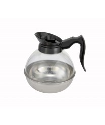 Winco CD-64K Coffee Decanter with Stainless Steel Base 64 oz.