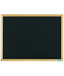 Aarco EC1824B Economy Series Black Composition Chalkboard with Wood Frame 18