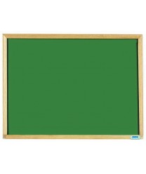 Aarco EC1824G Economy Series Green Composition Chalkboard with Wood Frame 18