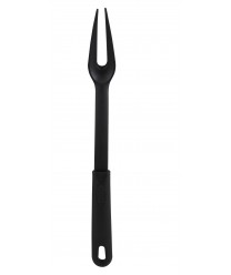 Winco NC-PF2 Black Nylon 2-Prong Cook's Fork