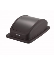 Winco PTCL-23B Brown Cover for Trash Can Winco PTCL-23B