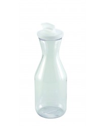 Winco PDT-10 Polycarbonate Decanter with Lid, 1 Liter