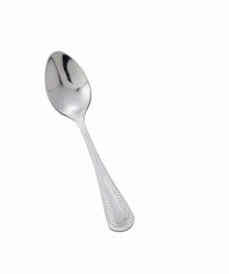 Winco 0005-09 Dots Demitasse Spoon, Heavy Weight, 18/0 Stainless Steel (1 Dozen)