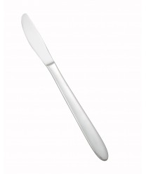 Winco 0019-08 Flute Dinner Knife, Heavy Weight, 18/0 Stainless Steel (1 Dozen)