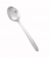 Winco 0019-03 Flute Dinner Spoon, Heavy Weight, 18/0 Stainless Steel (1 Dozen)