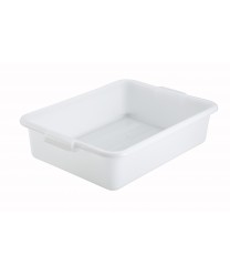 Winco PL-5W White Dish Box, 5"