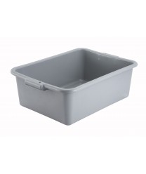 Winco PL-7G Grey Dish Box, 7"