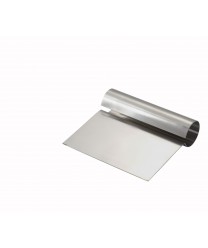 Winco DSC-1 Stainless Steel Dough Scraper, 5-1/4" x 4-1/4" Blade