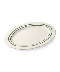 GET Enterprises M-4020-EM Emerald Melamine Oval Platter, 14"x 10"(1 Dozen)