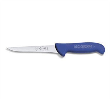 FDick 8236813-05 Ergogrip Narrow Stiff Boning Knife with White Handle,  5" Blade