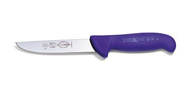 FDick 8225913-03 Ergogrip Boning Knife with Red Handle,  5" Blade
