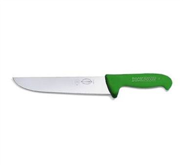 FDick 8234818-09 Ergogrip Butcher Knife with Green Handle,  7" Blade