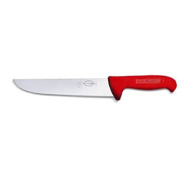 FDick 8234818-03 Ergogrip Butcher Knife with Red Handle,  7" Blade
