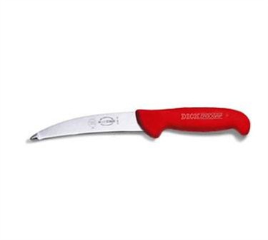 FDick 8213915-03 Ergogrip Gut and Tripe Knife with Red Handle,  6" Blade