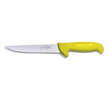 FDick 8200615-02 Ergogrip Sticking Knife with Yellow Handle,  6" Blade