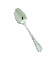 Winco 0036-10 Deluxe Pearl European Table Spoon, Extra Heavy Weight, 18/8 Stainless Steel  (1 Dozen)