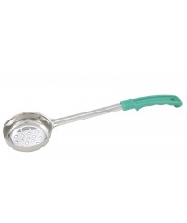 Winco FPP-4 Green One-Piece Perforated Food Portioner, 4 oz.
