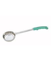 Winco FPS-4 Green One Piece Solid Food Portioner, 4 oz.