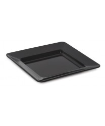 GET Enterprises ML-12-BK Milano Black Square Plate, 12"(1 Dozen)
