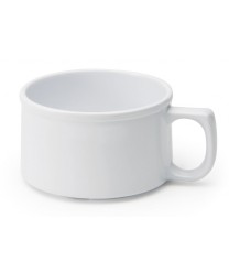 GET Enterprises BF-080-W Diamond White Melamine Mug, 11 oz. (2 Dozen)