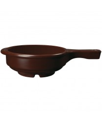 GET Enterprises HSB-112-BR Ultraware Brown Soup Bowl with Handle, 12 oz. (2 Dozen)