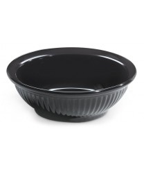 GET Enterprises B-794-BK Geneva Black Melamine Bowl, 1 Qt. (1 Dozen)