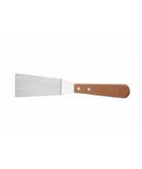 Winco TN165 Grill Spatula with Wooden Handle, 2-1/2" x 5-1/2" Blade