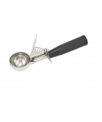 Winco ICD-30 Ice Cream Disher with Black Plastic Handle - Size 30