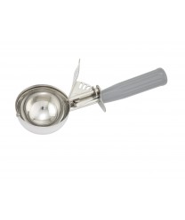Winco ICD-8 Ice Cream Disher with Gray Plastic Handle - Size 8