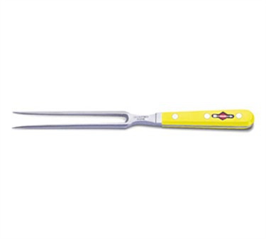 FDick 9202018-02 Forged Kitchen Fork with Yellow Handle 7"
