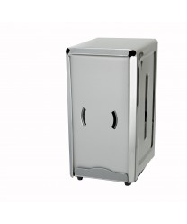 Winco NH-7 Full Size Stainless Steel Napkin Dispenser