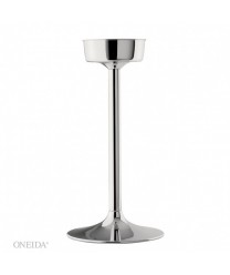 Oneida J0016041A Noblesse Stainless Two-Bottle Wine Cooler Stand