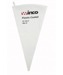 Winco PBC-18 Cotton Pastry Bag with Plastic Coated Interior 18