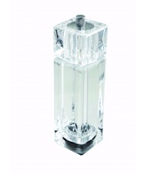 Winco WPMP-6 Clear Acrylic Salt Shaker and Pepper Mill 6"