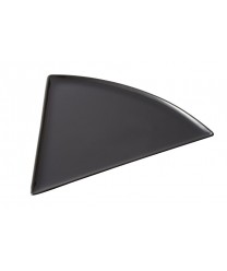 GET Enterprises PZ-85-BK Black Triangle Pizza Plate, 8-1/2"x 9"(2 Dozen)