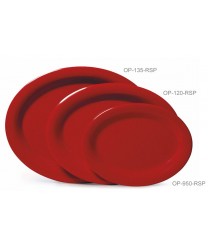 GET Enterprises OP-120-RSP Red Sensation Oval Platter, 12"x 9"(1 Dozen)