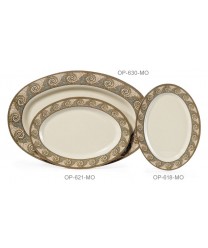 GET Enterprises OP-630-MO Mosaic Oval Platter, 30"x 20-1/4"(6 Pieces)