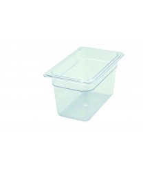 Winco SP7406 Poly-Ware 1/4 Size Food Pan, 6" Deep