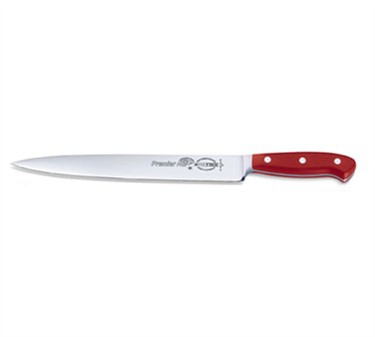 FDick 8145626-03 Premier Slicer Knife with Red Handle,  10" Blade