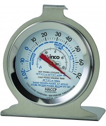 Winco TMT-RF2 Refrigerator / Freezer Thermometer, 2" Dial Type